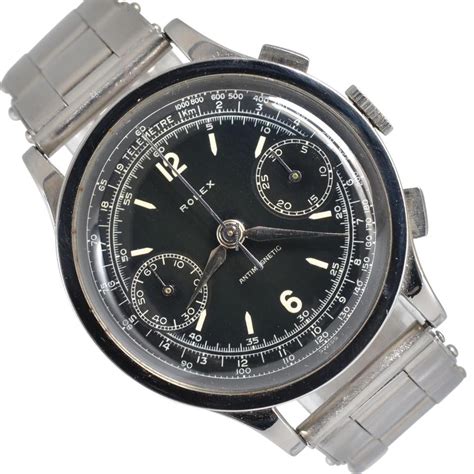 rolex black antimagnetic chronograph calendar watch|rolex chronograph 2508 service.